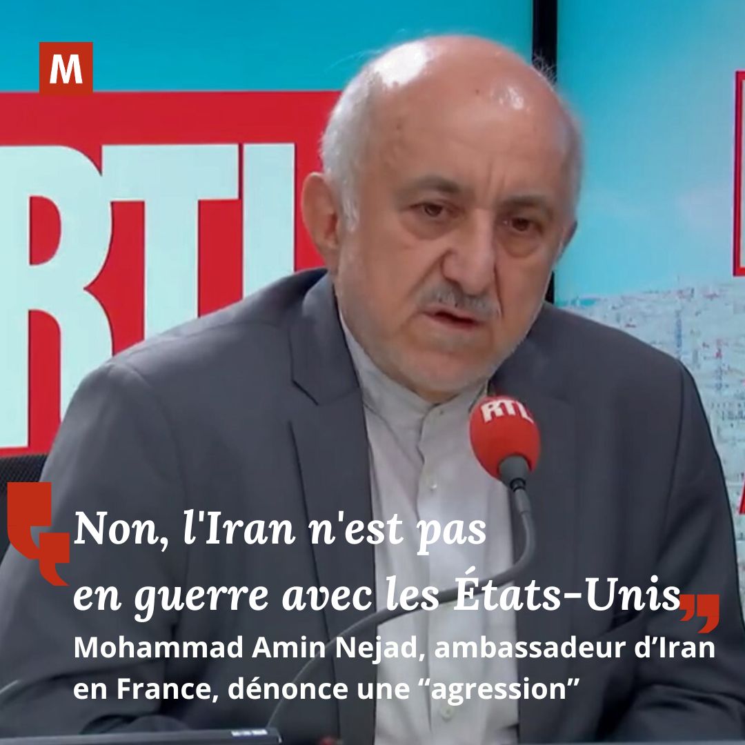 "Non, l'Iran n'est pas en guerre avec les États-Unis" : l'ambassadeur d'Iran dénonce une "agression" ➡️lamontagne.fr/paris-75000/ac…