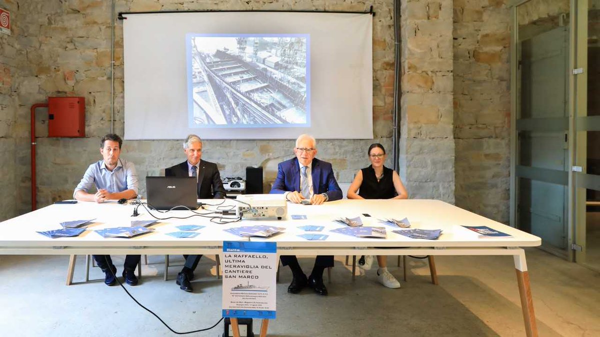 🚢 Inaugurata al Museo del Mare di Trieste la mostra “La T/N Raffaello, l’ultima meraviglia del cantiere San Marco”.
Un viaggio nella storia della cantieristica triestina.
📅 Fino al 17/08/25
🎟️ Ingresso libero
🔗 museodelmaretrieste.it
#MostraRaffaello #Trieste
