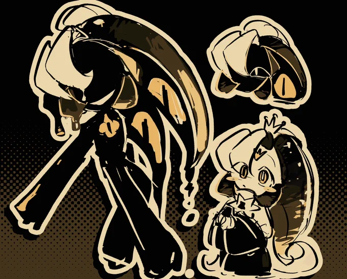仮眠とる前にノリと勢いでBATIMパロ描いたのではりつけとこ