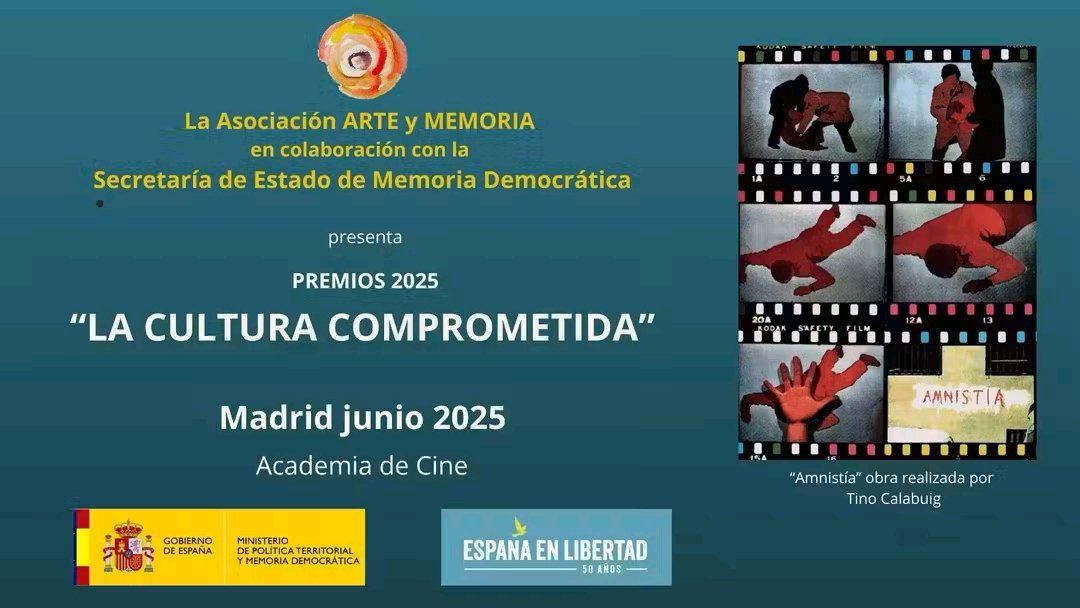 CulturaCcoo's tweet photo. ✨POR SU COMPROMISO!
LA CULTURA COMPROMETIDA
✨HOY en la @Academiadecine
#arteymemoria
premía por su COMPROMISO a @carlosbardem @pradobenjamin #LuisaMartin #RosaLeón #AzucenaRodriguez @AnaAmigo #AngelAragonés @TinoCalabuyg #AngelAragones
ENHORABUENA https://t.co/J2bCPlnxgU