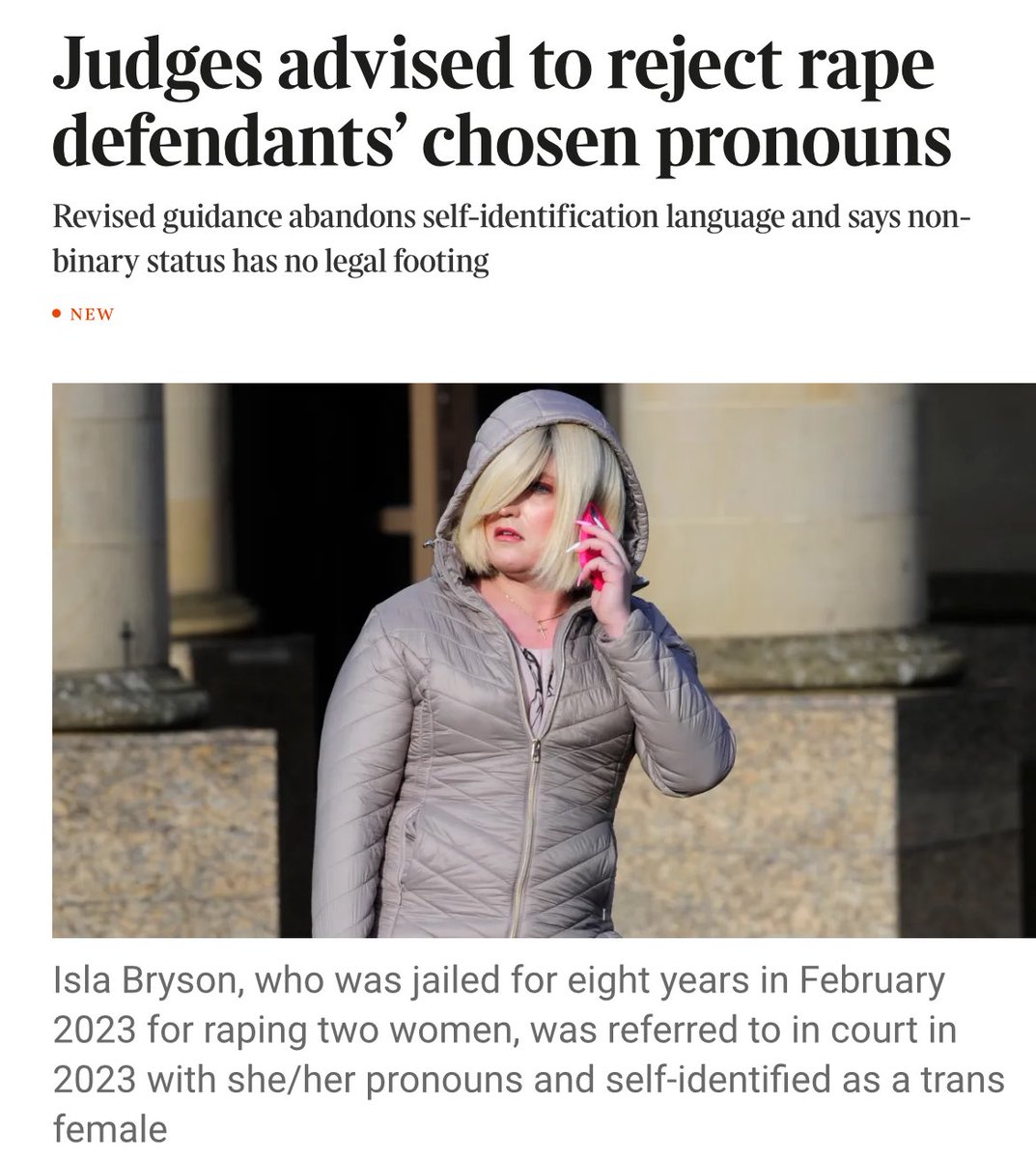 The history teachers of the future will stand before their pupils and - in much the same way they teach the witch trials - will tell their pupils that yes, female rape victims did once have to call their evil male rapists ‘she’. 
Unforgivable. But it must never be unforgettable.