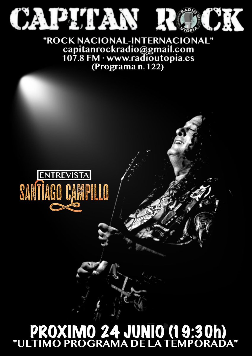 🎧 Los Martes a las 19:30
radioutopia.org.es
también puedes escuchar sus programas anteriores en:
radioutopia.org.es/p/capitan-rock/

#Madrid #Radio #Rock #RockandRoll #Podcasts #Entrevistas #Sanse #RadioLibre #Musica #spanish #espanol #Spain