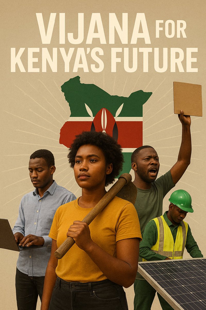 bettymoraa096's tweet photo. 🇰🇪 VIJANA FOR KENYA'S FUTURE.
We’re not the next generation — we’re the now generation.
From farms to tech labs, from protests to solar panels — youth are building Kenya every single day.
📢 #TwendeTujenge
✊🏾 #YouthPowerKE
🛠️ #VijanaTunaweza
#undpkenya #husika_sikika https://t.co/r9zhEh39lq