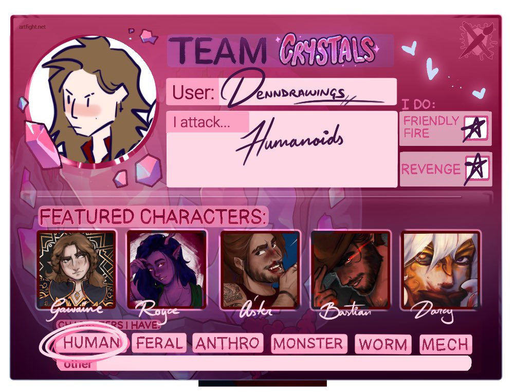 #ARTFIGHT #teamcrystals
Letsgo lesbians letsgooooooooo