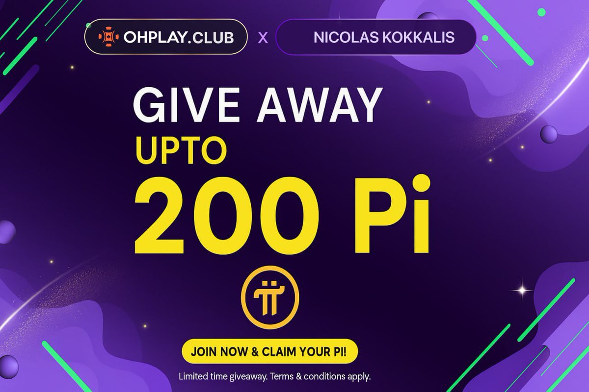 Pi wasn’t built to wait.
OHPLAY lets Pi move — and rewards those who act.

🚀 NEW WEEK  BOOST GIVEAWAY

To join:
✅ Like this tweet
🔁 Retweet
👥 Tag 1 friend who hasn’t played OHPLAY

🎁 Reward tiers:
🥇 200 Pi
🥈 100 Pi
🥉 50 Pi

3 lucky Pioneers will be chosen to win big.