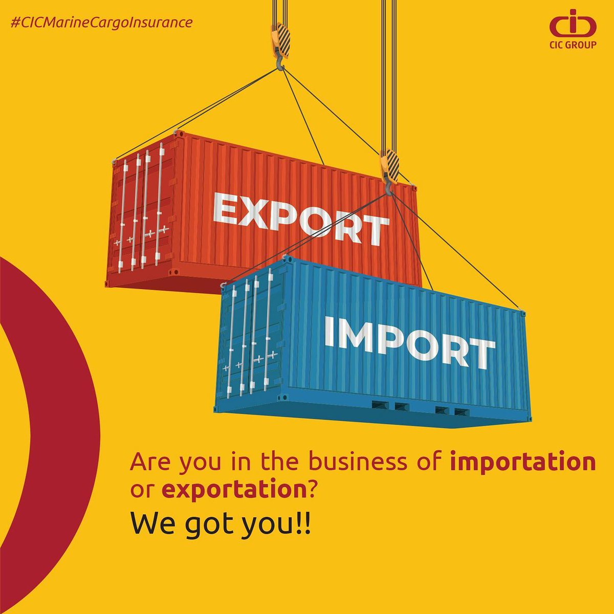 Secure your cargo, stress-free! 🚢✈️With CIC Marine Cargo Insurance, your goods are covered for seamless import or export journeys. It's time to experience smooth sailing in business.

🖱️ To learn more, visit: ug.cicinsurancegroup.com/individual-sol…

To get yourself a quote
📱 Call: +256 0200