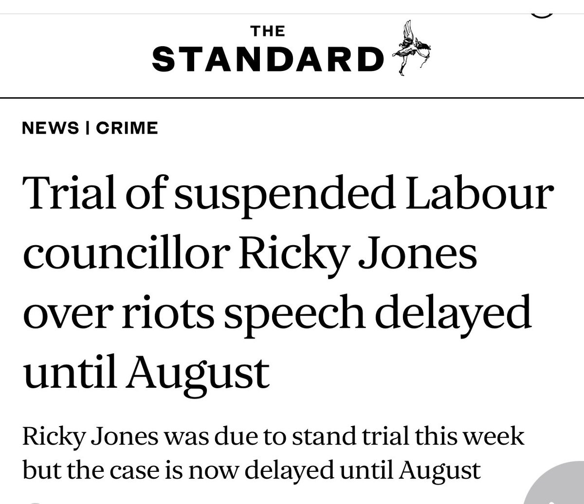Eyes on Ricky Jones. Protected by Kim Jong Starmer - the Anus Harmer

1) trial date delayed until the ‘little people’ are on holidays 

2) released on bail (whilst Lucy Connolly held hostage) 

3) TRIAL DATE 11 AUG - currently Snaresbrook Crown Court. E11 1QW