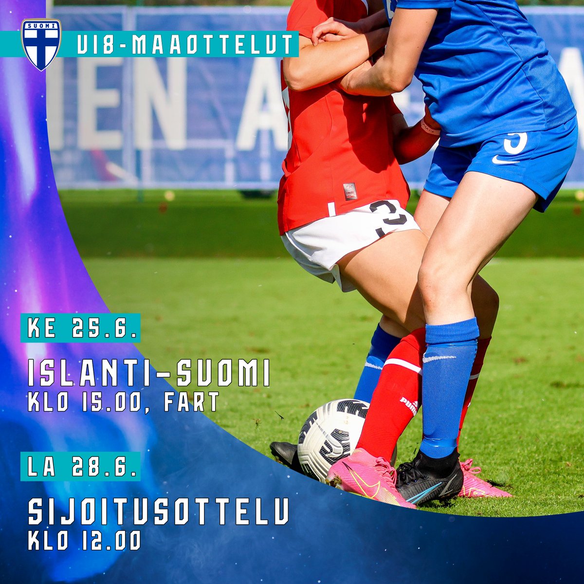 U18-tytöt matkaa tänään Norjaan! 🦉

#Pikkuhelmarit kohtaa sijoitusottelussa joko Norjan tai Ruotsin. Kumpikin maaottelu näkyy suorana Palloliiton YouTube-kanavalla - turnauksen viestintä tapahtuu Palloliiton somekanavissa. ⚽️