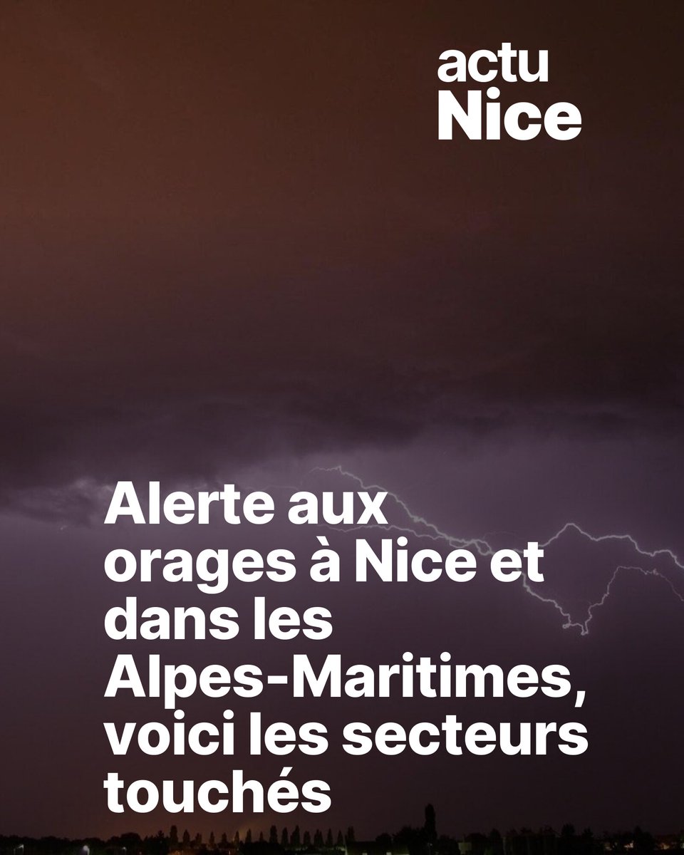 ⛈️ Voici où la foudre est attendue

➡️ l.actu.fr/QvqR