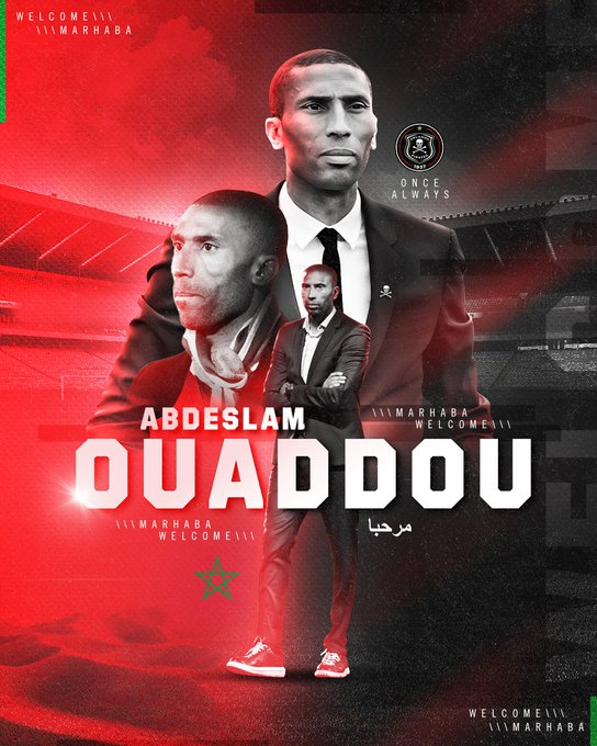 Welcome Coach Abdeslam Ouaddou #OnceAlways