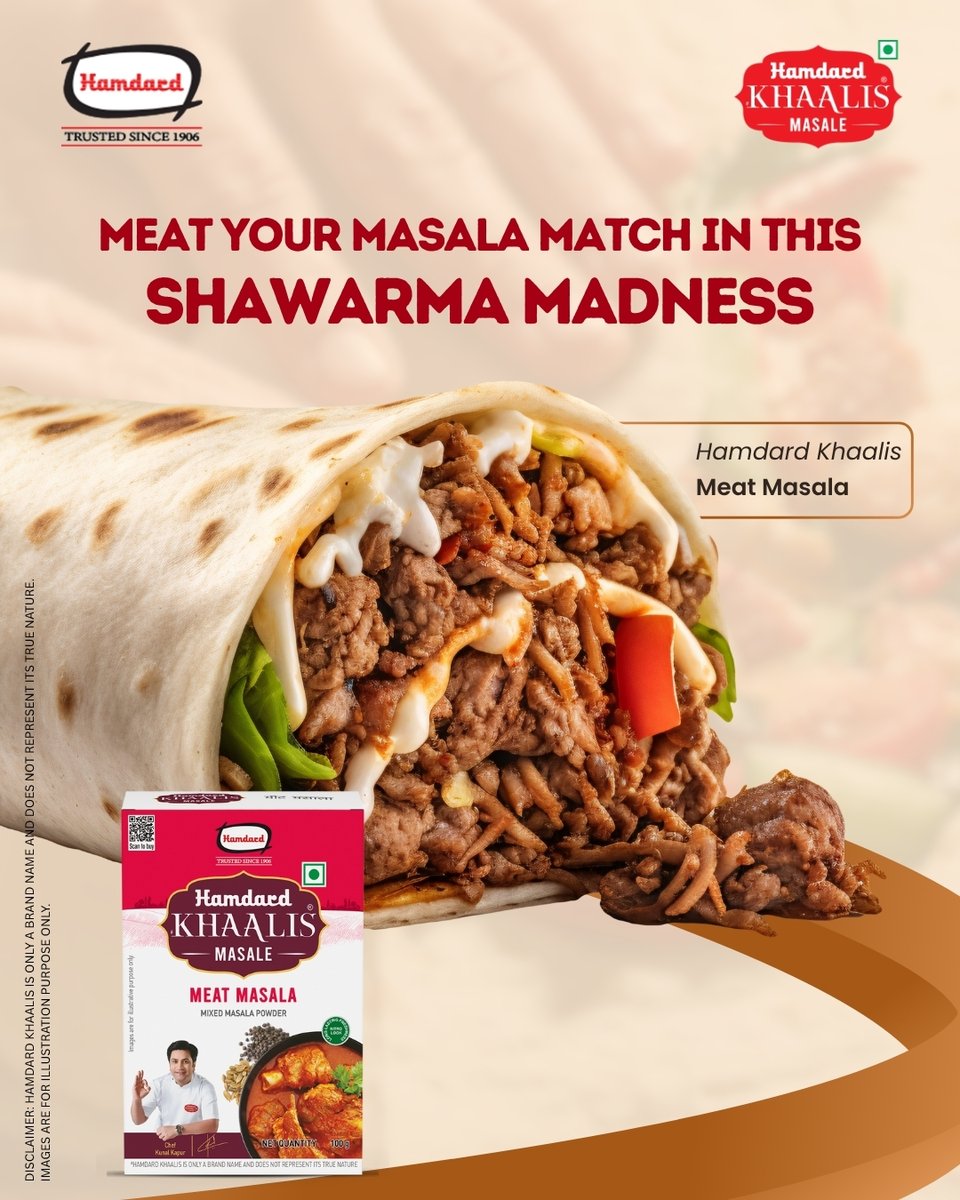 HamdardFoods's tweet photo. Plot twist: It's even better than it looks. Get Hamdard Khaalis Meat Masala today!
#HamdardFoods #HamdardKhaalis #KhaalisMasale #MeatMasala #MeatMasalaMagic #FlavorExplosion #MasaledarTwist #KitchenEssential #TasteKaTadka #AuthenticIndianSpices #CookWithKhaalis https://t.co/UZXs5ch9iQ