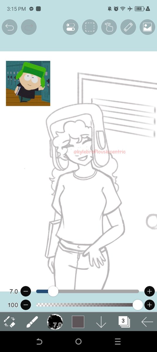 Kylecentric's tweet photo. kyle art wip

speedpaint is on tt or tumblr 👻

#spkyle #KyleBroflovski #SouthPark #spfanart https://t.co/DjguNfwmN9