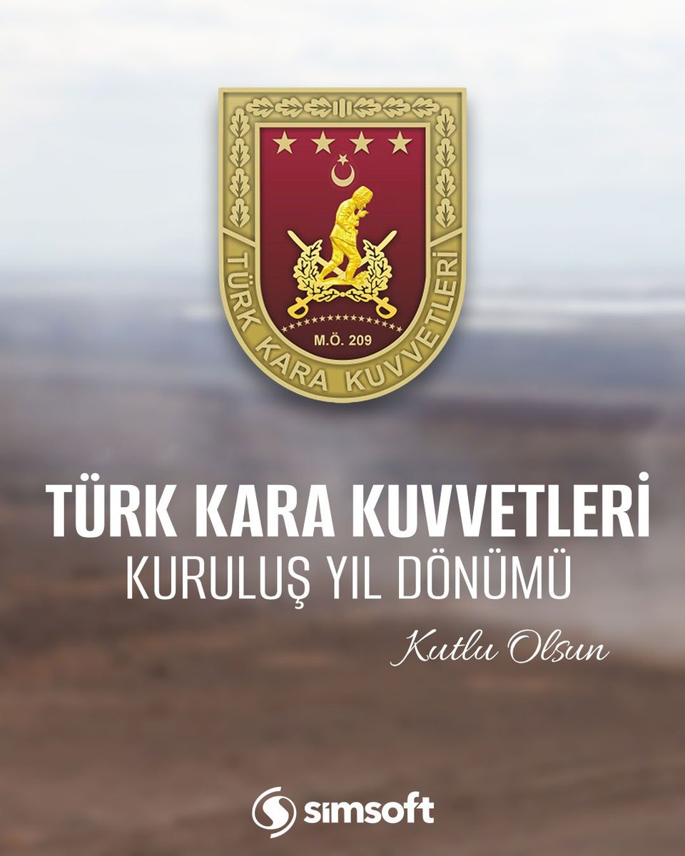 Simsoft (@simsoftofficial) on Twitter photo Türk Kara Kuvvetlerimizin 2234. kuruluş yıl dönümünü kutluyor, ülkemizin güvenliği için özveriyle görev yapan tüm kahraman askerlerimize şükranlarımızı sunuyoruz. 🇹🇷
<a href="/tcsavunma/">T.C. Millî Savunma Bakanlığı</a>
#Simsoft #TürkKaraKuvvetleri #KaraKuvvetleri #TürkKaraKuvvetleri2234Yaşında Türk Kara Kuvvetlerimizin 2234. kuruluş yıl dönümünü kutluyor, ülkemizin güvenliği için özveriyle görev yapan tüm kahraman askerlerimize şükranlarımızı sunuyoruz. 🇹🇷
<a href="/tcsavunma/">T.C. Millî Savunma Bakanlığı</a>
#Simsoft #TürkKaraKuvvetleri #KaraKuvvetleri #TürkKaraKuvvetleri2234Yaşında