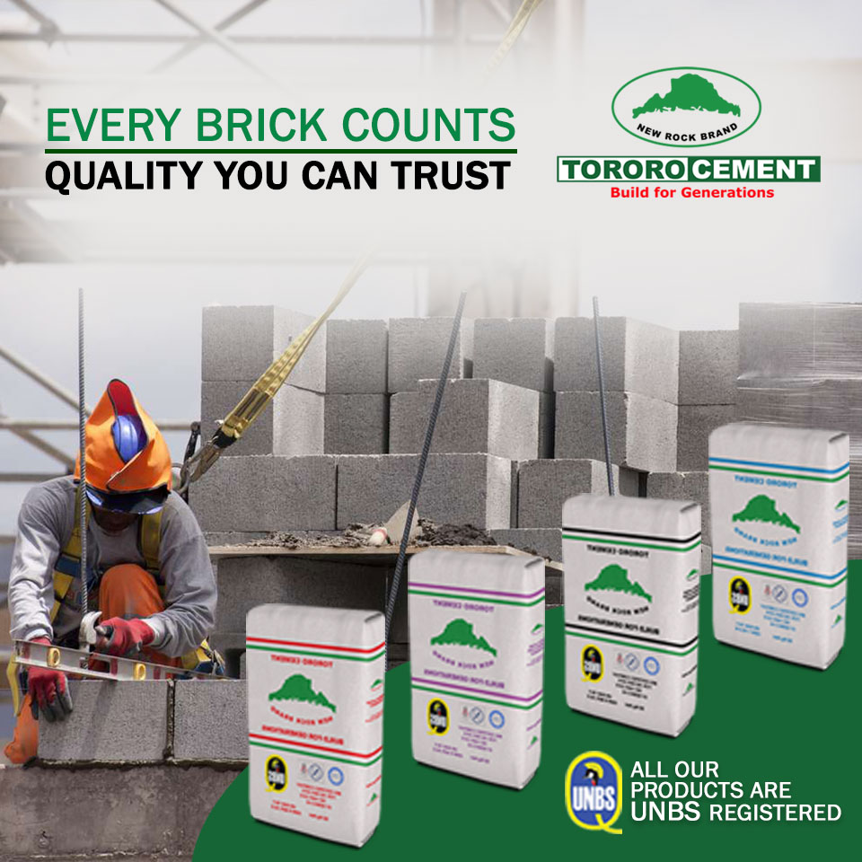 TororoCement's tweet image. We ensure that every brick counts with quality cement you can trust.#buildforgenerations