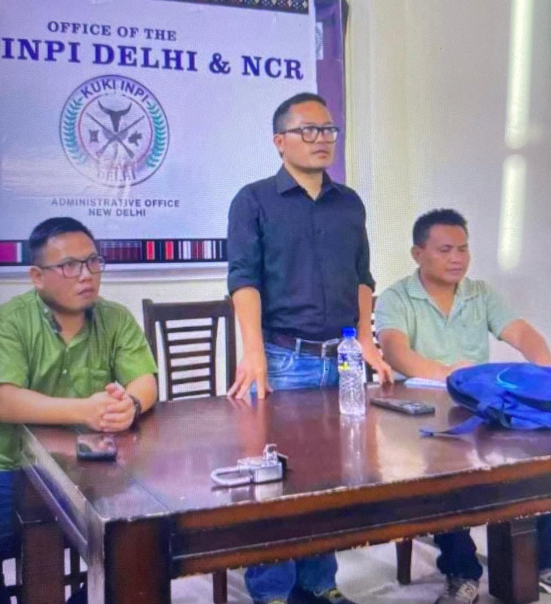 TheBlueHills49's tweet image. #Kuki who called for murder of any Meiteis travelling for #ShiruiLilyFestival2025 found in Delhi !!

KSO-D President Paojakhup Guite, the kuki criminal who was in hiding surfaced with his new looks in Delhi.

Manipur continues to be in the ‘boil’ due to these many divisive and…