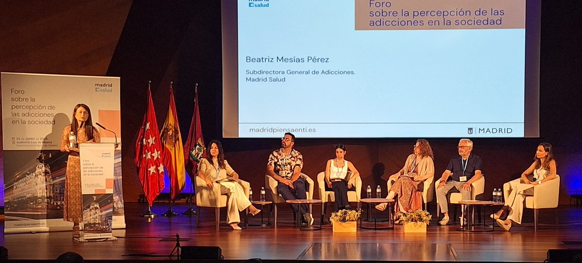 Madrid Salud. Ayuntamiento de Madrid (@madridsalud) on Twitter photo Comienza I Mesa del Foro sobre la percepción de las adicciones en la sociedad, que organiza el Instituto de Adicciones de <a href="/madridsalud/">Madrid Salud. Ayuntamiento de Madrid</a> del <a href="/MADRID/">Ayuntamiento Madrid</a>
#jóvenes #adolescentes #adicciones
⛓️💥Serviciopad.es Comienza I Mesa del Foro sobre la percepción de las adicciones en la sociedad, que organiza el Instituto de Adicciones de <a href="/madridsalud/">Madrid Salud. Ayuntamiento de Madrid</a> del <a href="/MADRID/">Ayuntamiento Madrid</a>
#jóvenes #adolescentes #adicciones
⛓️💥Serviciopad.es