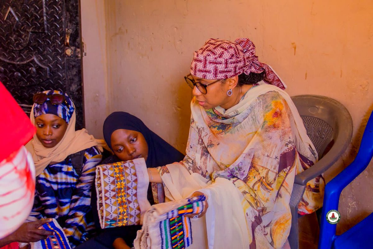 hadizayt's tweet image. Yesterday, the NFWP-SU team and I visited Matallawa (Ingawa LGA) to engage women known for crafting traditional hula caps. We pledged to support their businesses through the project, but they must do the work to benefit fully. #WomenEmpowerment #KTSG #WorldBankProject