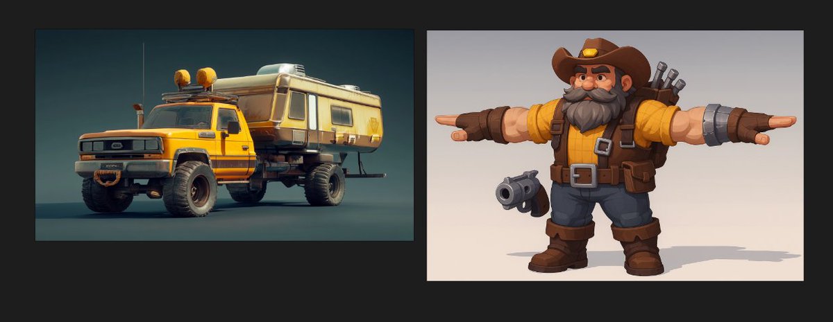 Y2_art's tweet photo. Hey everyone, I'm working on a new project and will be sharing the process he

Referances (AI): ✅
Character Model:✅
Retopology: ❌
Character Texture: ❌
Rigging: ❌
Car Model: ❌
Car Texture: ❌

#b3d #zbrush #stylised #sculpt #3dart https://t.co/aWcJejSe7e