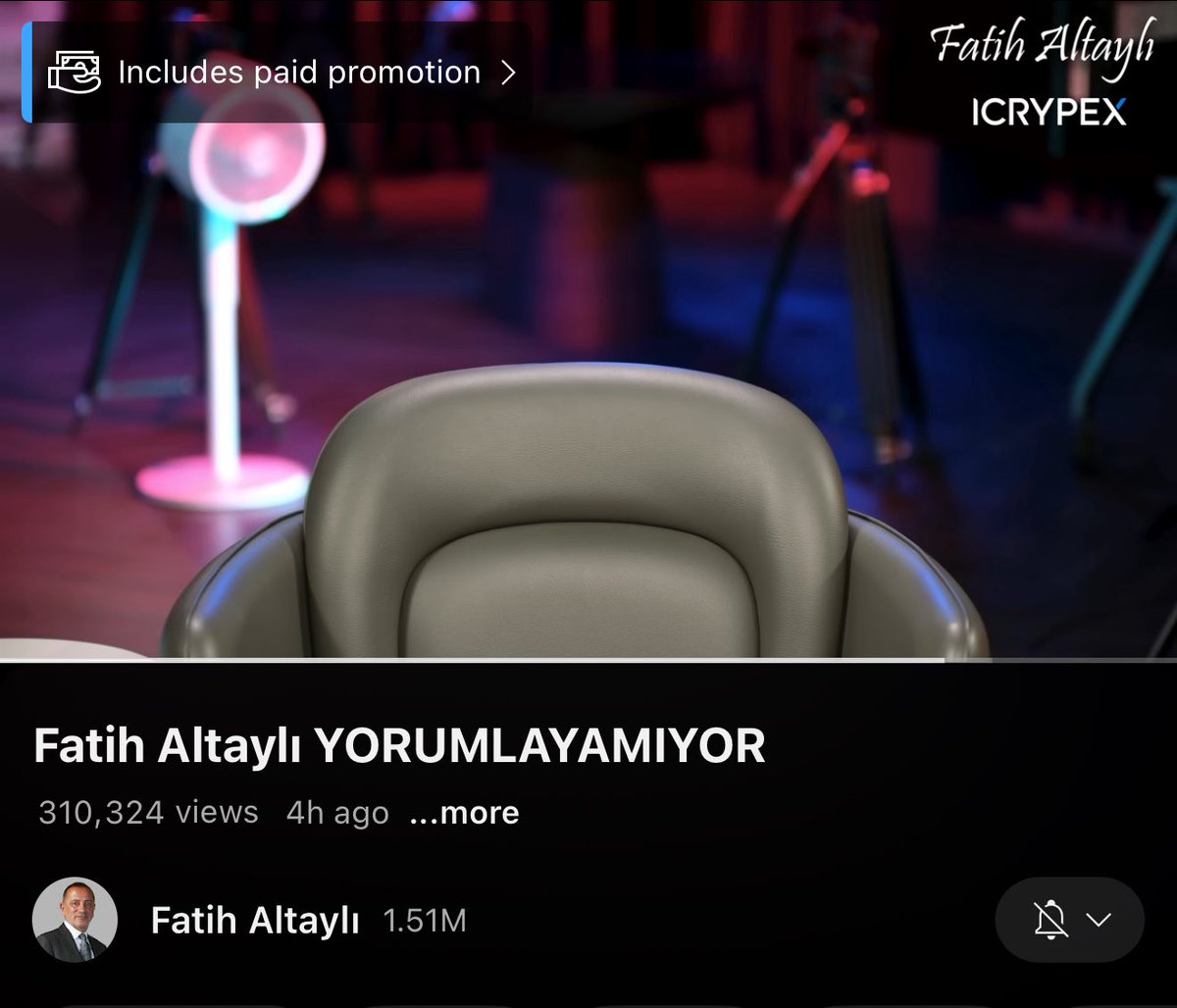 Tutuklanan gazeteci Fatih Altaylı’nın boş koltuğu 4 saatte 310.000 izlendi. 

Bu izlenme sayısı birçok ana akım TV kanalının haftalık izlenmesinden daha fazla.