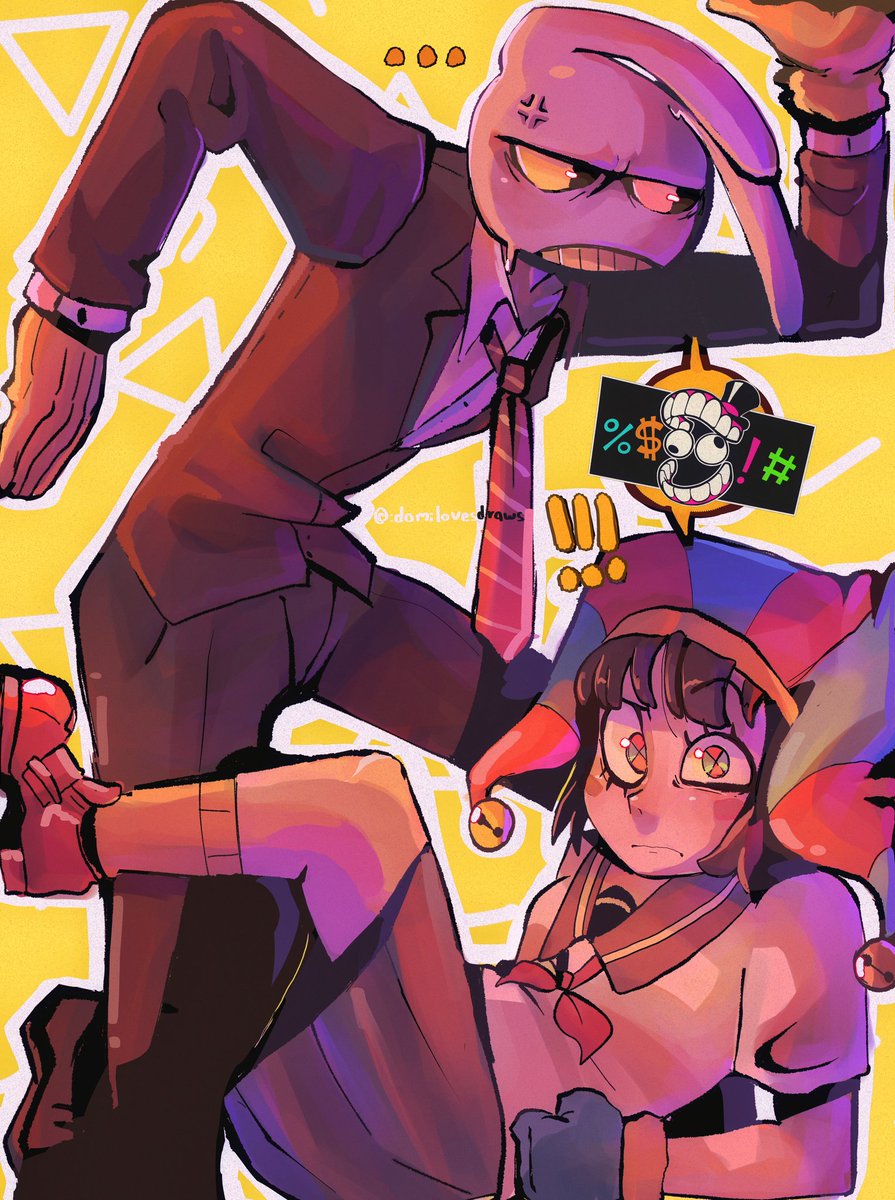 DomChales's tweet photo. I really like the design they gave Jax and Pomni in the episode, I had to draw them.
#TheAmazingDigitalCircus #TheAmazingDigitalCircusFanart #pomni #jax #fanart #TADC #TheAmazingDigitalCricus https://t.co/ZGCOvpcIwp