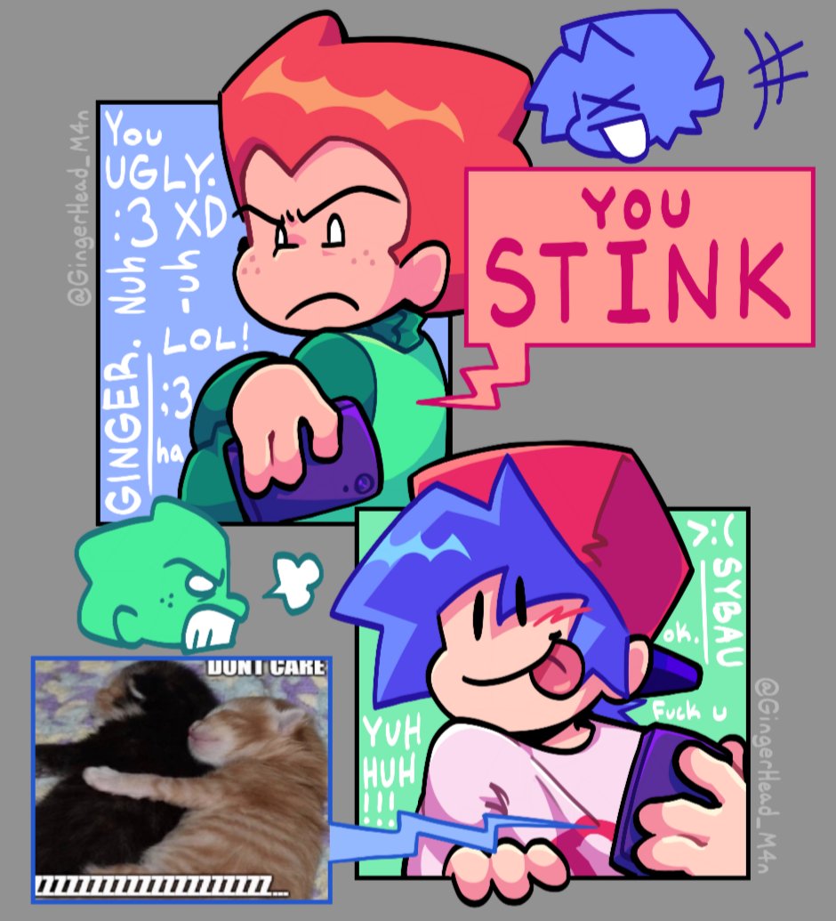 i looked at the old drawing and felt like banging my head against my bedroom wall
#fridaynightfunkin #fnf