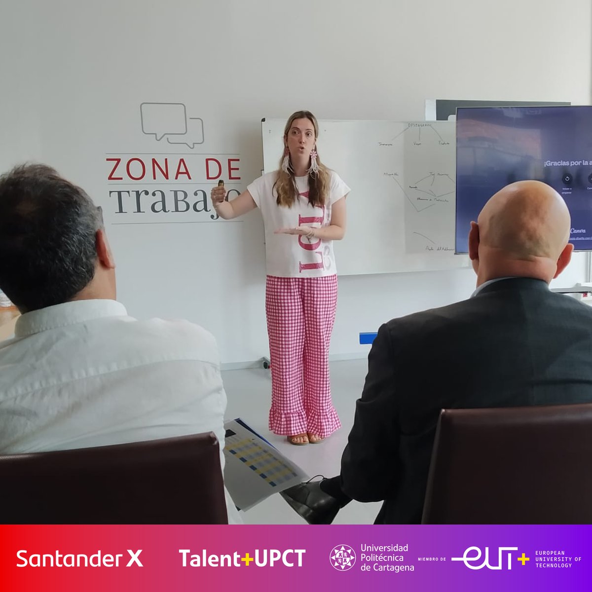 Talent+UPCT (@talentupct) on Twitter photo El viernes pasado celebramos el DEMODAY del <a href="/SantanderX/">Santander X</a> Spain Awards de la <a href="/UPCToficial/">Universidad Politécnica de Cartagena | UPCT</a>
Muchas gracias a los participantes de la categoría "Proyecto Emprendedor". Lo hicisteis genial :D
Gracias al <a href="/infoRMurcia/">Instituto de Fomento</a>, Santander y UPCT por evaluar los proyectos El viernes pasado celebramos el DEMODAY del <a href="/SantanderX/">Santander X</a> Spain Awards de la <a href="/UPCToficial/">Universidad Politécnica de Cartagena | UPCT</a>
Muchas gracias a los participantes de la categoría "Proyecto Emprendedor". Lo hicisteis genial :D
Gracias al <a href="/infoRMurcia/">Instituto de Fomento</a>, Santander y UPCT por evaluar los proyectos