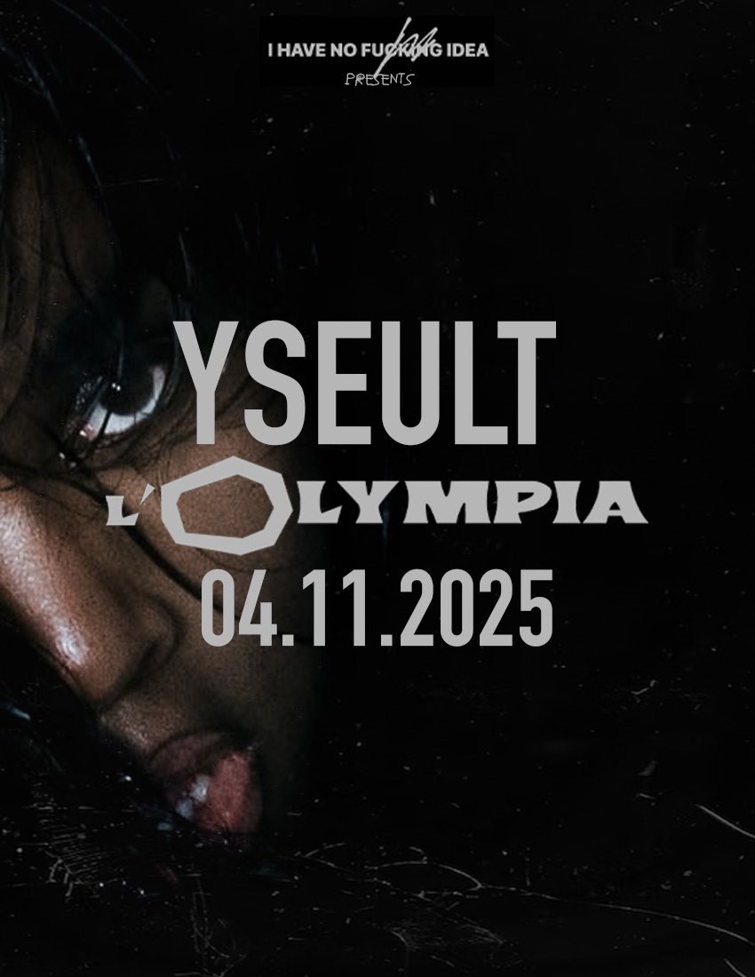 YseultUpdates's tweet image. 🚨🚨🚨🚨🚨🚨🚨🚨
YSEULT - OLYMPIA, PARIS

04 NOVEMBRE 2025 

PLACE DISPONIBLE MAINTENANT 
olympiahall.com/agenda/yseult/