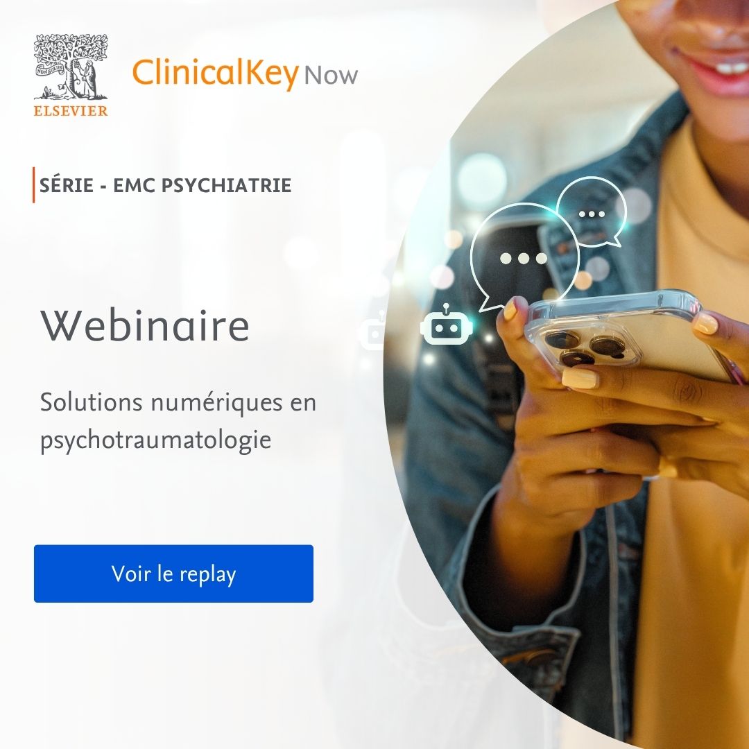 🎥 Le replay du webinaire EMC Psychiatrie est dispo !
🧠 Les solutions numériques en psychotraumatologie avec le Pr Louis Kehel.
Merci à lui pour cette intervention de qualité !
▶️ spkl.io/6017fCBwc
🔗 Tous les replays : spkl.io/6018fCBwY