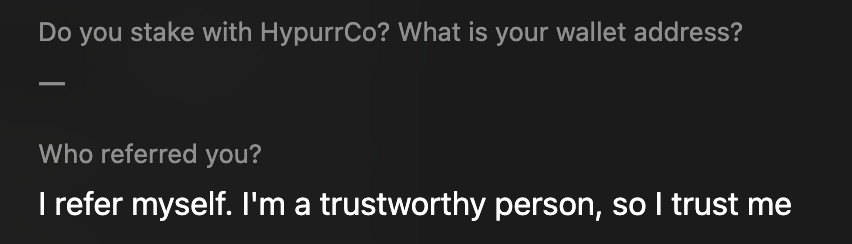 kirbycrypto.hl ๐๐โโ๏ธ (@kirbyongeo) on Twitter photo NGL this was one of the funniest answers I've seen so far for <a href="/hypurr_co/">HypurrCollective.hl ๐ฑ</a> events NGL this was one of the funniest answers I've seen so far for <a href="/hypurr_co/">HypurrCollective.hl ๐ฑ</a> events