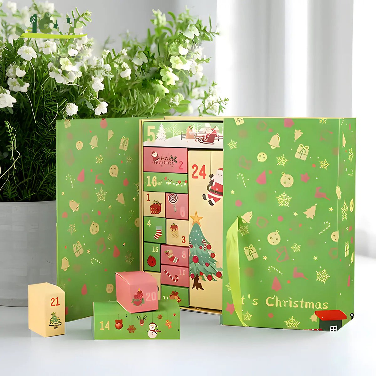 Daisyzhang2024's tweet image. Want to create festive magic in every unboxing?
Our custom Advent Calendar Boxes bring joy 24 times.
🎄 Gate-style opening
🎁 24 mini drawers
✨ Perfect for beauty, snacks &amp;amp; gifts
👉 shorturl.at/wMxAl
#AdventCalendar #GiftBoxDesign #HolidayPackaging #CustomBoxes