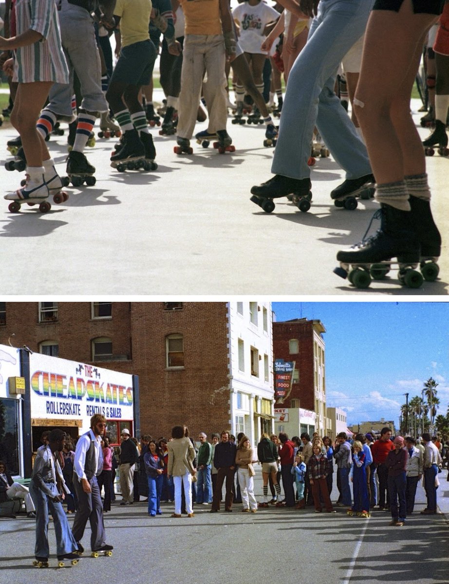 EstherRosalia80's tweet image. #California #Venicebeach #Rollerskaters #Rollerskating &apos;70