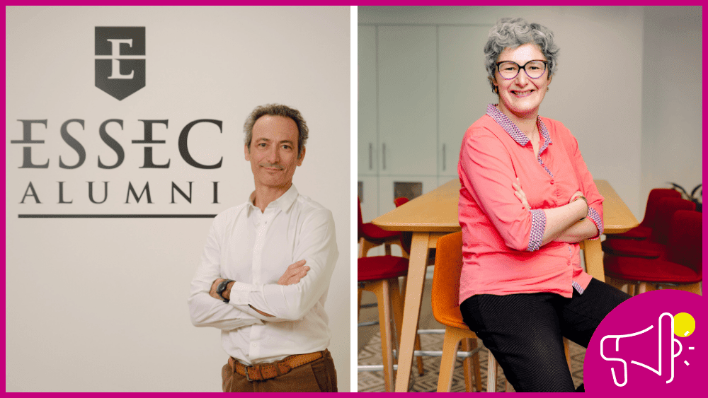 essecalumni's tweet image. 📣 ASSOCIATION | Olivier Cantet (E87) a officiellement passé la main lors de notre AG après 6 ans de mandat à la présidence d'ESSEC Alumni.
C’est Perrine Bismuth (E05), entrepreneure engagée, qui reprend le flambeau.

Portraits croisés dans Reflets Mag : bit.ly/reflets157perr…