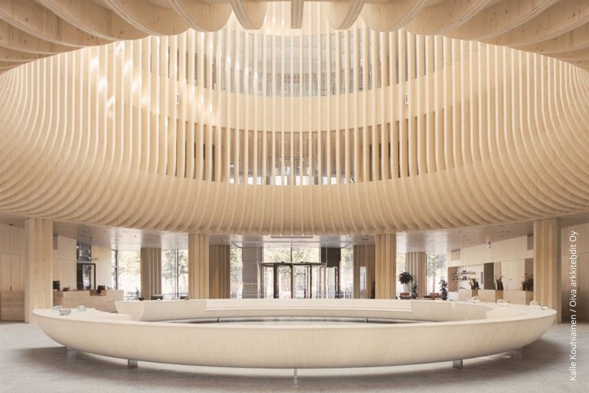 thisisFINLAND's tweet image. Sustainability is central of modern Finnish building design, from green roofs &amp;amp; solar panels to energy-efficient structures and the use of wood, as seen in: 
🌳 MajaMaja off-grid retreat
🎶 Sibelius Hall in Lahti
🌊 Katajanokan Laituri in Helsinki.

#BuildingFinland #Finland