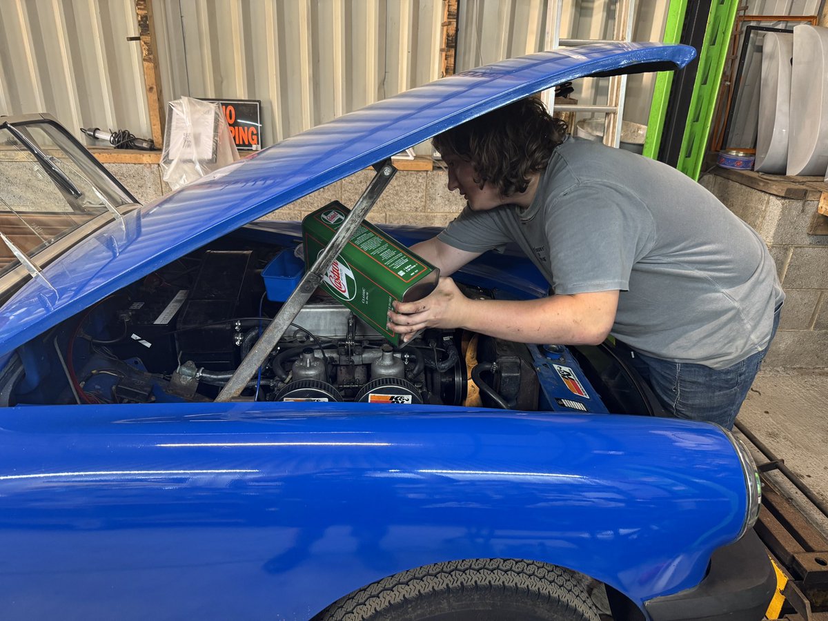 What a great weekend, managed to help my lad perform his first service on his MG Midget, plus he had to make a square spanner for the sump plug too. Then a festival, Sunday. what’s everyone been up to in the heat? Pls RP