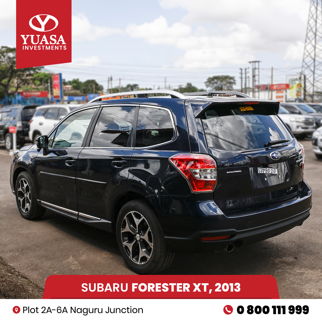 yuasatrading's tweet image. The Subaru Forester XT 2013 is here sporty, reliable, and built for adventure. And guess what? It’s now going for a discounted price at Yuasa!
Don’t miss out on this turbocharged deal! 🚗💨
📍Visit us at Plot 2A-6A, Naguru Junction
📞 Call 0800 111 999
#SubaruXT #YuasaLtdUg #cars