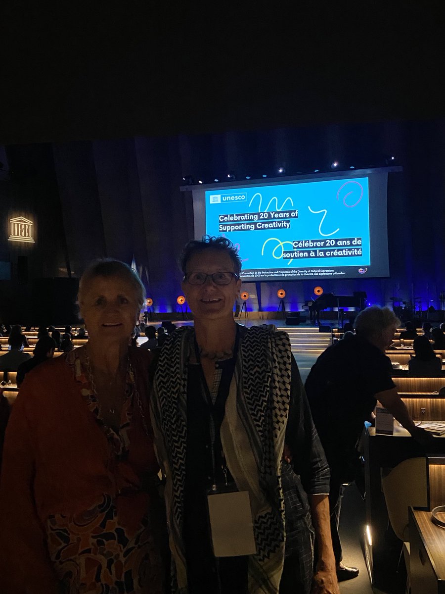 eucoalitions's tweet image. 🎉 Our chair @CaroleTongue and members (UK Coalition & @coalition_fr) joined the celebrations of the 2005 @UNESCO Convention. This instrument is a cornerstone for safeguarding 🌍 #culturaldiversity 🎭 that must be protected and promoted more than ever in the age of #GenAI !