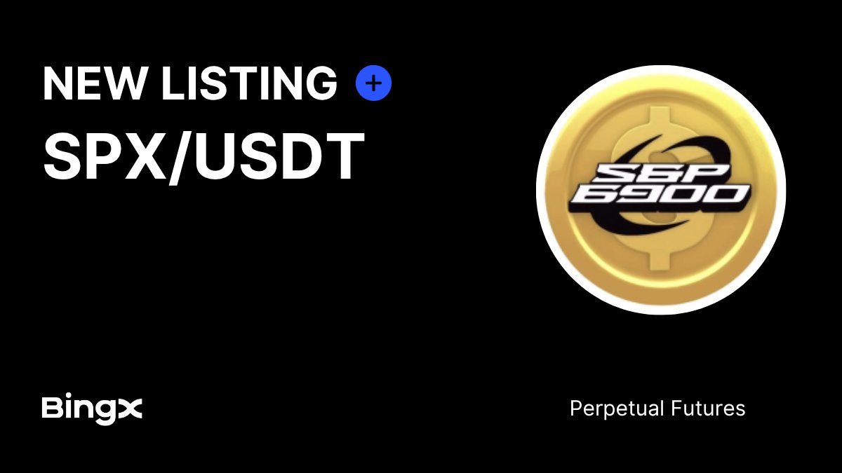 They tracked 500 stocks. We track 6900 memes. $SPX is now live on BingX Futures. 💸

Trade Now: bingx.com/en/perpetual/S…