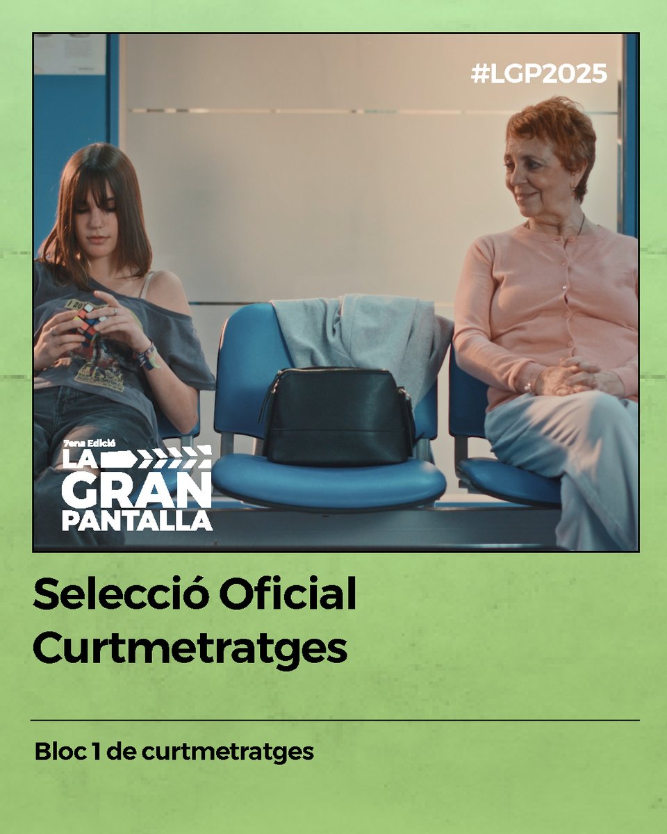 La GRAN pantalla Festival (@granpantallabcn) on Twitter photo 🎬 SELECCIÓ OFICIAL DE CURTMETRATGES | BLOC 1
🎞️ VIEJAS QUE HIERVEN
🎞️ ALBINA SE SIENTA DONDE LE DA LA GANA
🎞️ NEM SEMPRE
🎞️ EL NORTE
🎞️ 1 VIDA
🎞️ ROBA ESTESA
📅 2 de juliol ⌚️ 16 h 📍 <a href="/Cinemes_Girona/">Cinemes Girona BCN</a>
📲 Reserva ja la teva entrada gratuïta a lagranpantalla.glide.page/dl/17171d/s/87… 🎬 SELECCIÓ OFICIAL DE CURTMETRATGES | BLOC 1
🎞️ VIEJAS QUE HIERVEN
🎞️ ALBINA SE SIENTA DONDE LE DA LA GANA
🎞️ NEM SEMPRE
🎞️ EL NORTE
🎞️ 1 VIDA
🎞️ ROBA ESTESA
📅 2 de juliol ⌚️ 16 h 📍 <a href="/Cinemes_Girona/">Cinemes Girona BCN</a>
📲 Reserva ja la teva entrada gratuïta a lagranpantalla.glide.page/dl/17171d/s/87…