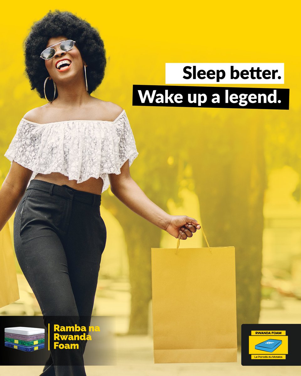 Start your week refreshed and energized. No more dragging yourself through the day. With RwandaFoam, you wake up recharged and ready to conquer.
#RwandaFoam
#RambaNaRwandaFoam #stressfree