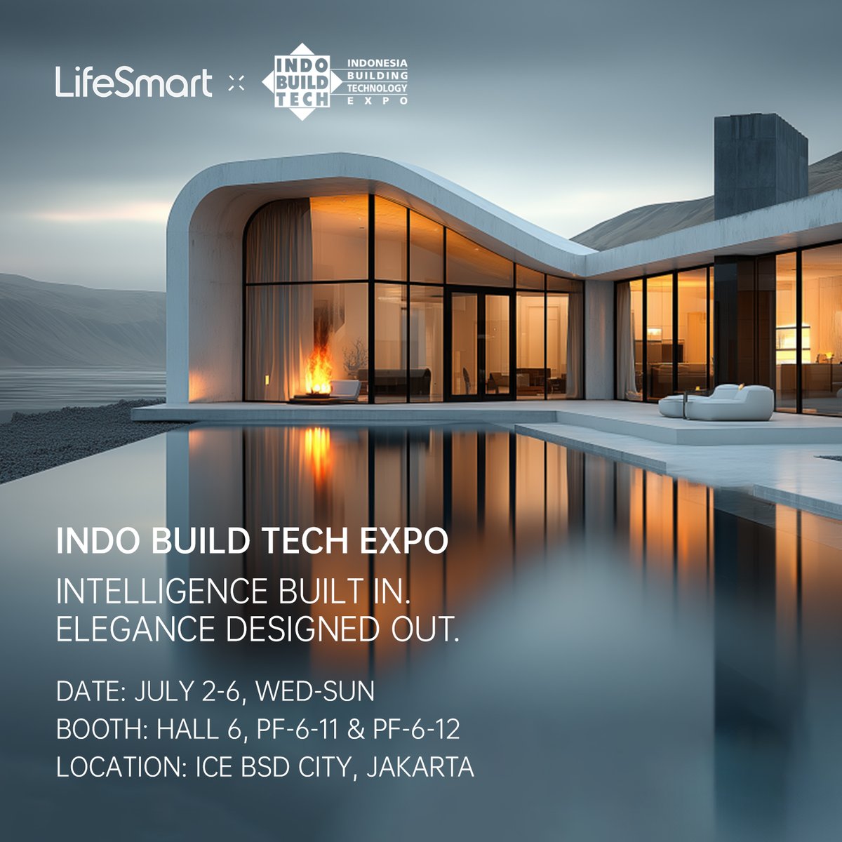 ilifesmarthome's tweet photo. Discover our smart home ecosystem and our latest standard lineup of SUBLIME Panel
📅Date: July 2-6, Wed-Sun
🏠Booth: Hall 6, PF-6-11 & PF-6-12
📍Location: ICE BSD City, Jakarta
📃About Us: https://t.co/RWeboYoOZD
#LifeSmart #SmartHome #IoT #switch #technology #home #Indonesia https://t.co/CcjkjoqHEp