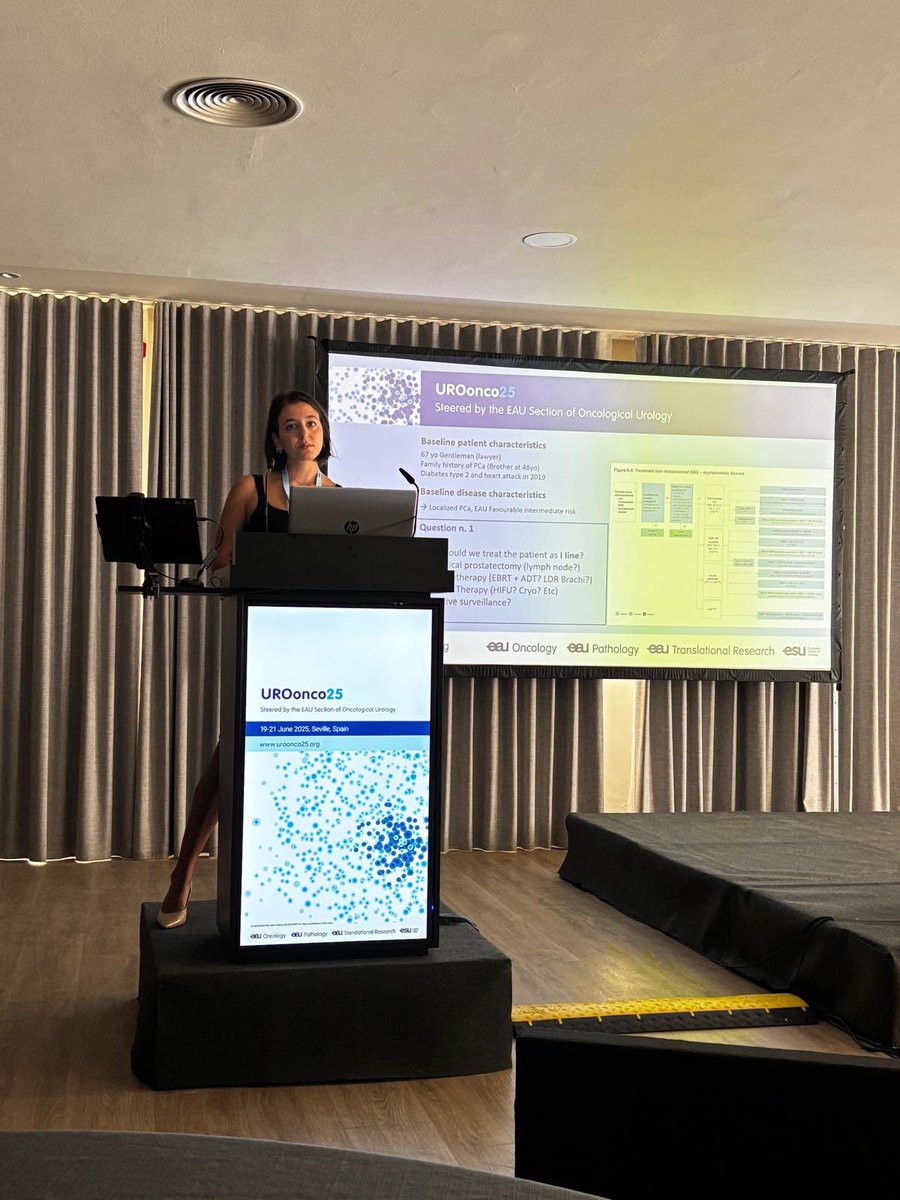 NICOLETTIRosse1's tweet image. #Uroonco25 exceeded my expectations, amazing chance to catch updates from experts in such and interactive way and to network with old and new friends!
Thanks to the scientific committee for the invitation, such and honor 🪭