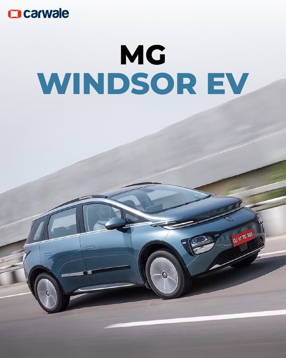 CarWale's tweet photo. The #MG #WindsorEV brings luxury to the #EV space with ventilated front seats., a 9-speaker Infinity audio system, and a powered tailgate.
Swipe through the images to explore its premium design and features ✨📸

#mgwindsorev #mgindia #mgmotors #cwphotos #cars #automobiles #carupdates #automobileupdates #carimages #carphotos