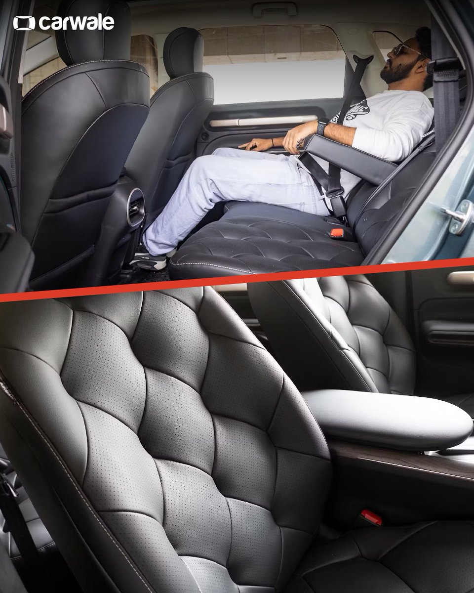 CarWale's tweet photo. The #MG #WindsorEV brings luxury to the #EV space with ventilated front seats., a 9-speaker Infinity audio system, and a powered tailgate.
Swipe through the images to explore its premium design and features ✨📸

#mgwindsorev #mgindia #mgmotors #cwphotos #cars #automobiles #carupdates #automobileupdates #carimages #carphotos