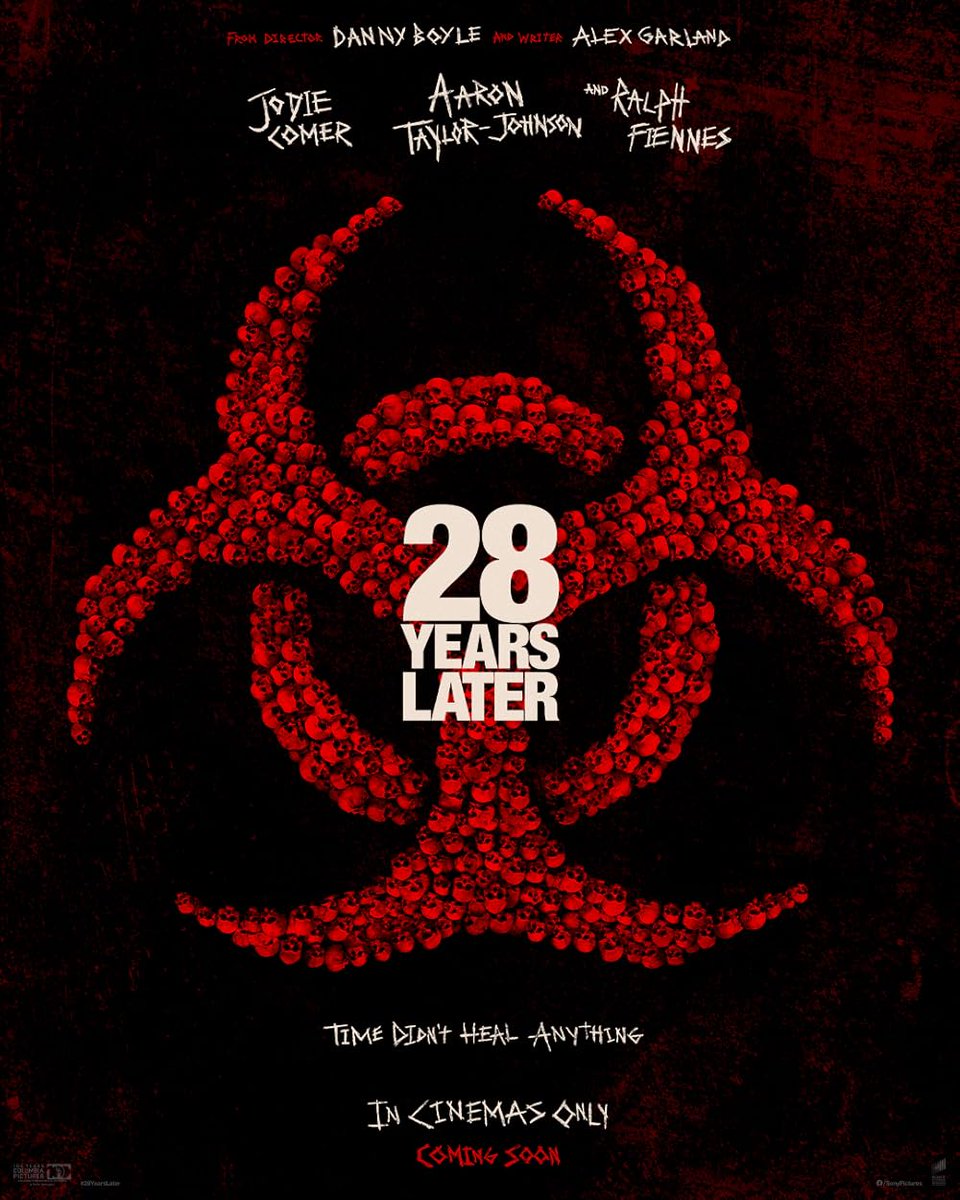 nightmare_zoneX's tweet photo. 💥 28 Years Later isn’t a movie… it’s an outbreak.
Blood. Rage. Collapse.

Danny Boyle just restarted the apocalypse — and it's f**king brutal.

💉 Screaming critics.
🧟‍♂️ No hope. No cure.
🔥 Biggest horror comeback of the decade?

#28YearsLater https://t.co/g0ZGmT6xR9