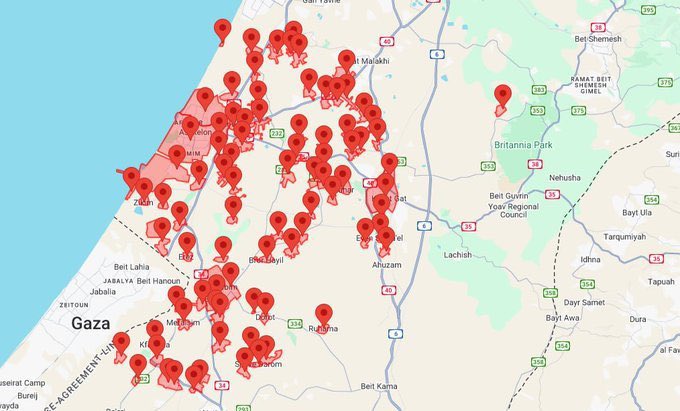 TeaBisNews's tweet photo. 🔴 #BREAKING: 

Rocket alert sirens activated near Gaza — residents urged to take cover. https://t.co/ILjbcvlMDN