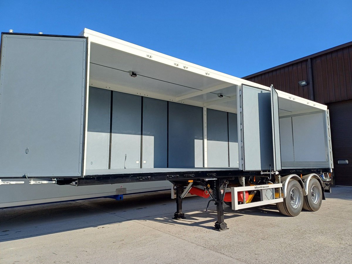 New bespoke chassis, brought back to life at our Repair Centre!

ADR-spec wiring &amp; features
Fire-retardant materials throughout – EXIII explosion-spec ready
Fold-flat flush-fitting side access doors – both sides
Custom-sized side access panels built to client specs