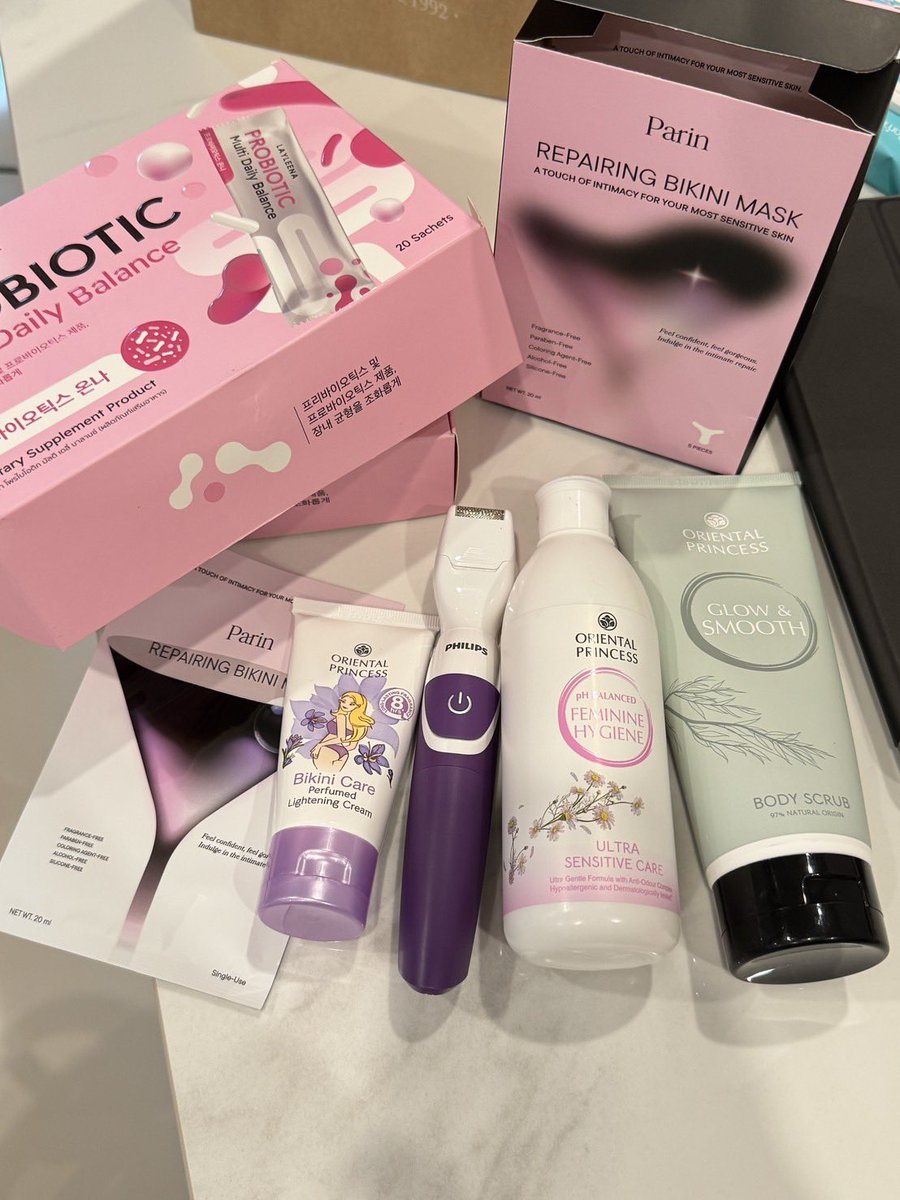 ครบเครื่องเรื่องจิ๋มๆ รวมไอเท็มดูแลน้องสาว ช่วยจิ๊มินุ่มเนียน ขาหนีบไม่คล้ำ กลิ่นเค็มไม่มี ตกขาวหายเกลี้ยง ดีทั้งภายในภายนอก คัดมาแล้วใช้ดีทุกตัว ยกให้เป็นเดอะเบสเลย!