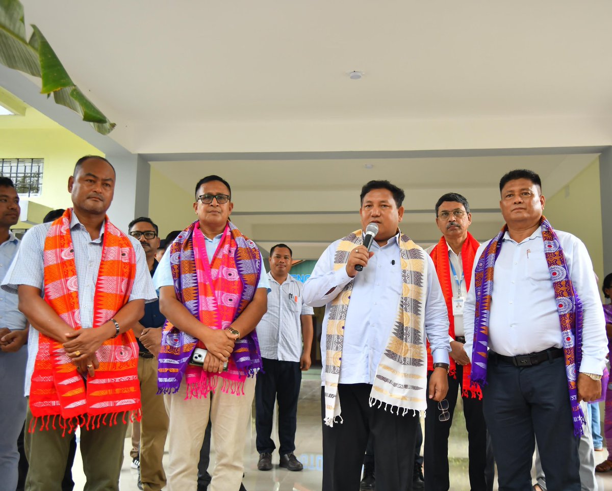PramodBoroBTR's tweet photo. In line with our mission to strengthen educational infrastructure in BTR, I was glad to inaugurate the new Administrative cum Academic Building of Bengtol College today.

Additionally, I also inaugurated the Bodoland Digital Literacy and Counselling Centre, an initiative of the Government of BTR in collaboration with NTPC, at the college campus.

These initiatives reflect our commitment to nurturing academic excellence, expanding digital access, and empowering the youth of BTR through quality education and holistic support.