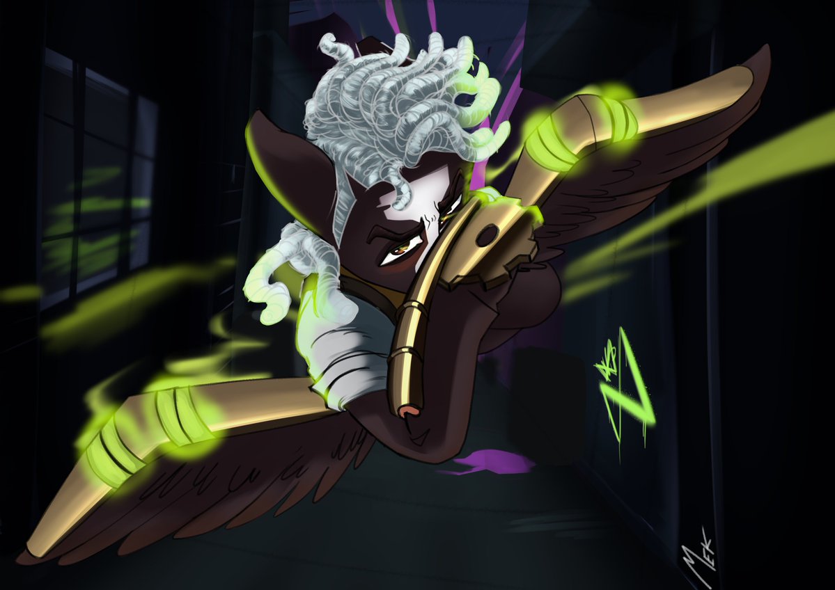 MekBlueSAFE's tweet photo. 💥STARTING WITH A BANG! 💥
Reposting my Arcane pony arts I did last year ! https://t.co/13qmOVgxkq