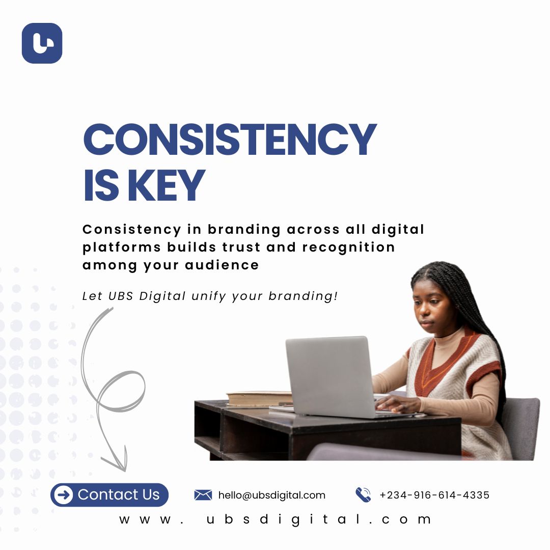 ubs_digital's tweet image. 💻 New week, new branding wins!

At UBS Digital, we help your brand speak with one voice across all digital platforms.
Ready to stand out this week? Let’s build your brand, the smart way.

#UBSDigital #BrandConsistency #DigitalMarketing #BrandStrategy #MarketingTips #SocialMedia